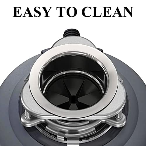 Garbage Disposal Splash Guards 3 3/8" Sink Baffle Qcb-Am Replacement For Insinkerator Evolution Series, Upgraded Removable Quiet Collar Drain Plugs, Garbage Disposer Accessories, Black, 1 Pack #TOP5