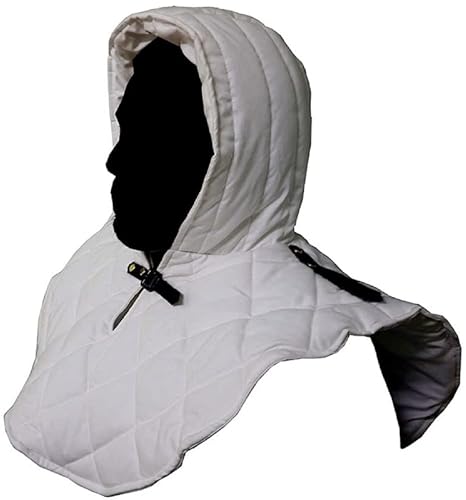 Handmade arming collar Medieval padded gorget Renaissance neck armor Cotton arming collar Historical reenactment neck protection