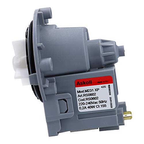 LUTH Premium Profi Parts Ablaufpumpenmotor Universal für Waschmaschine kompatibel mit Indesit C00144997 Askoll