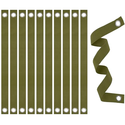 10 Pezzi Ceppo D'albero da Kit, Cinghie del Palo di Sostegno Dell'albero, L'albero Sostiene L'ancora Dell'alberello, per il Fissaggio Delle Piante per una Crescita Sana - Olivastro