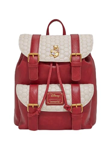 Loungefly Disney Winnie the Pooh Honeycomb Pattern Buckle Strap Mini Backpack - BoxLunch Exclusive MULTI NONE