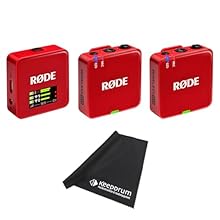 Digital 2-channel wireless microphone system: two transmission modules - one reception module Ideal for videographers / interviews / podcasts / presentations / streaming Range up to 260 m / fee and registration-free 2.4 GHz band Connection option for...