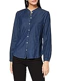 Standard ESPRIT Damen 100EE1F316 Bluse, 902/BLUE MEDIUM WASH, 38