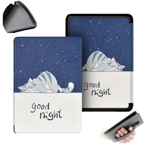 Sakenitly Case for Kindle Paperwhite (12th Generation-2024) and Kindle Colorsoft Signature Edition, PU Protective with Soft Back