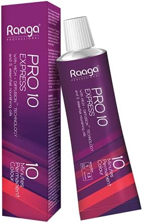 Raaga Professional Pro 10 Express Permanent Hair Colour, Dark Brown, 3, 90 g