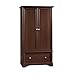 Sauder 411843 Palladia Armoire, L: 36.30" x W: 21.42" x H: 66.61", Select Cherry finish
