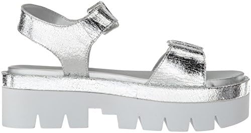 KENDALL + KYLIE Women's Wave Sandal, Silver, 7 M US | Image 5