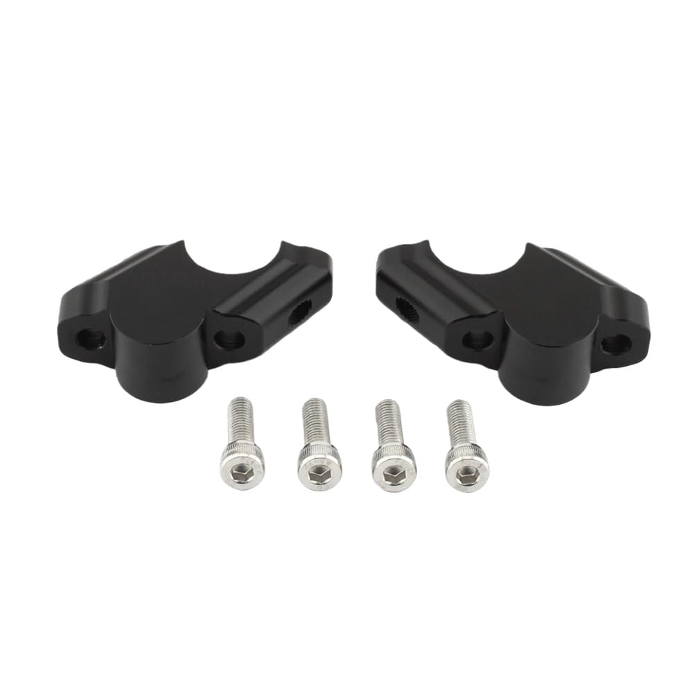 Adaptador de extensión abrazadera manillar de aluminio para moto 8