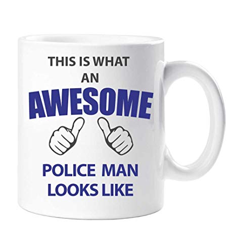 60 Second Makeover This Is What An Awesome Police Man Looks Like Mug Present Gift Cup Birthday Christmas