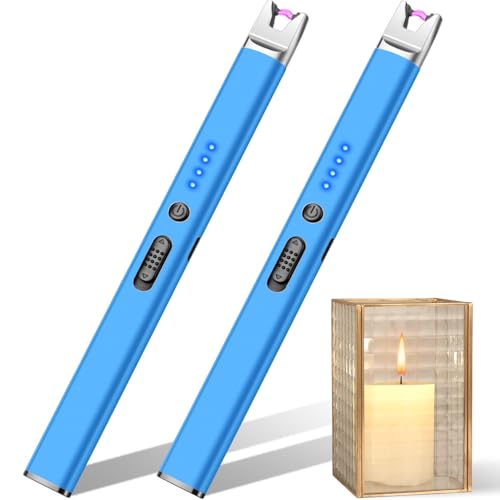 LcFun 2-Pack Dual-Arc USB Rechargeable Plasma Lighter
