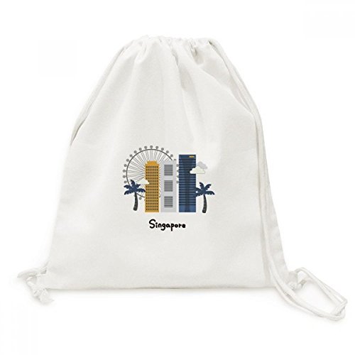 Sac de Voyage Cordon Singapore Flyer en Toile : Dites Adieu aux Sacs Lourds