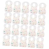 TEMPNAP 20 Stück Teiliges Einweg mit Niedlichen Cartoon Motiven und Geruchsneutral als Beikost Zubehör für Kleinkinder Beim Essen