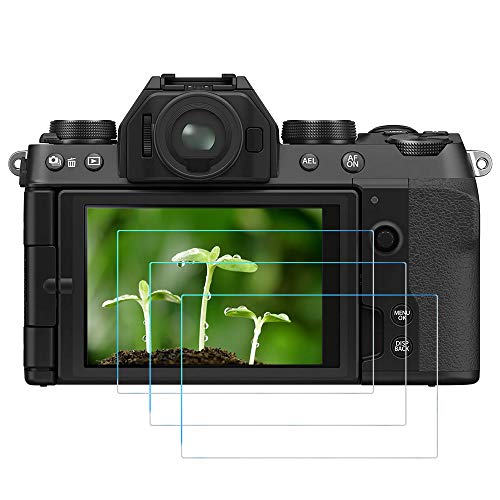 FANZR Screen Protector Compatible for Fujifilm X-S10, X-T30II, X-T30, X-T20, X-T10 Camera (3 Pack)
