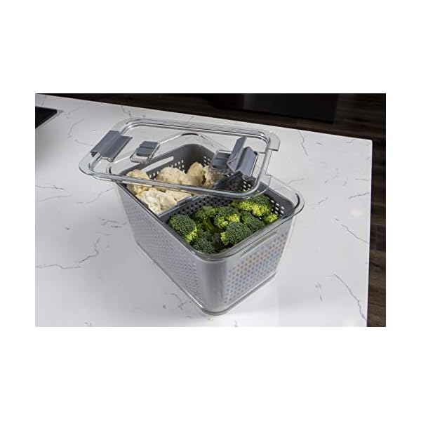 Kitchen Spaces Colander Stackable Food Storage Bin, Variety Pack Mini