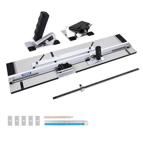 UOKRR 32 Mat Cutter for Framing Aluminum Mat Board Cutter with Adjustable 45 Bevel & 90Straight Heads Left & Right Handed Picture Frame Tool Complete DIY Kit