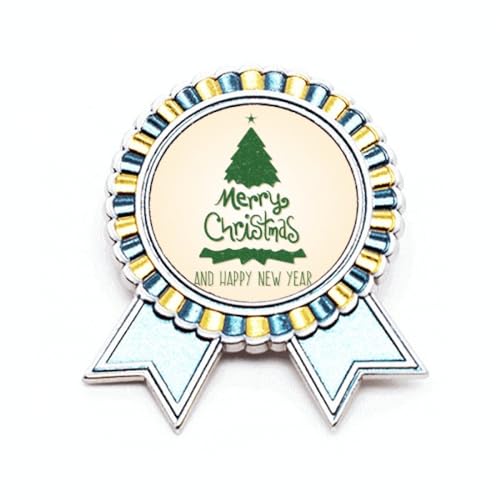 Broche arbre de Noël en métal vert M idéale pour accessoiriser votre robe de réveillon