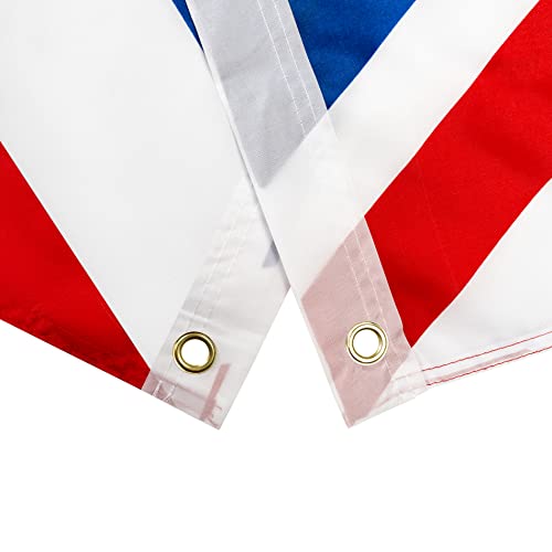 Storm&Lighthouse British Flag Union Jack Flag Great Britain UK Flags 5ft x 3ft with Eyelets Ideal for Outdoor and Indoor Use Patriotic Displays and Celebrations