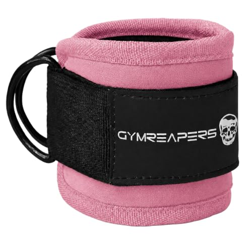 Image of Gymreapers Ankle Straps For Cable Machine Kickbacks, Glute Workouts, Lower Body Exercises - Adjustable Leg Straps with Neoprene Padding