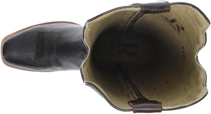 Womens 14 Inch Narrow Square Toe Pull On Casual Boots Knee High Low Heel 1-2" - Brown