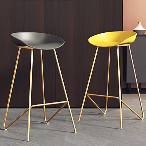 Tabouret de bar gris montage rapide pour éviter l'assemblage complexe