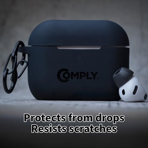 Image of Comply Silicone Protective Case | For Apple AirPods Pro 3, Soft-Touch Matte, Drop /Scratch Resistant Cover, Wireless Charging Compatible