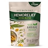 Hemorrhoid Treatment Sitz Bath Salt - Natural Soak Blend Epsom Salt with Essential Oils, Postpartum Recovery and Discomfort Relief, Perineal Care Soaking for Fissures and Bartholin Cysts - 14.1oz
