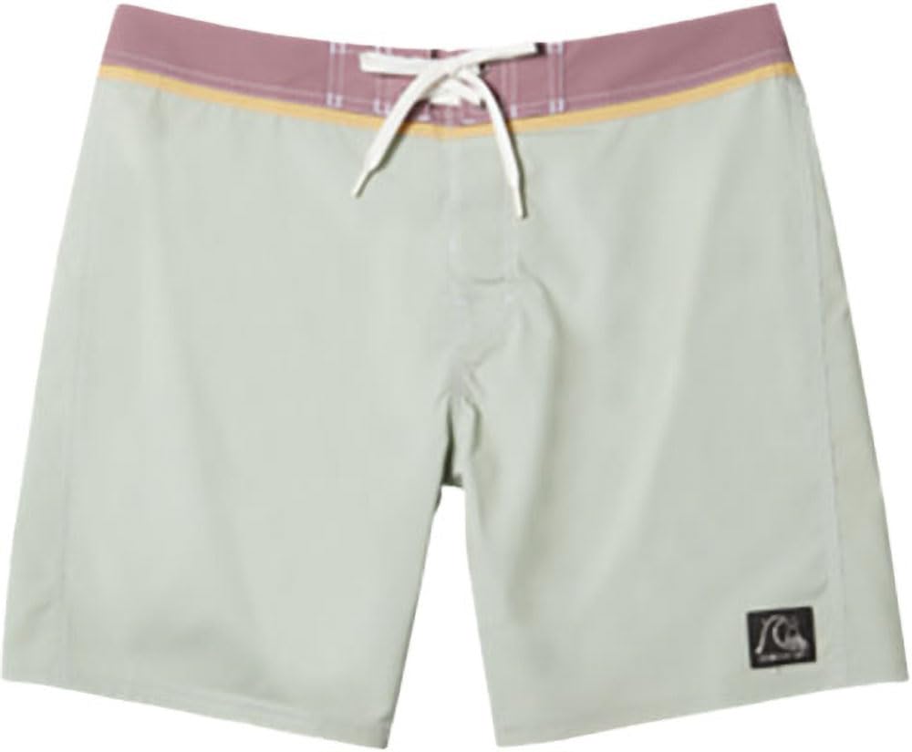 Quiksilver - Mens Original Straight Leg Solid 18 Boardshort, Color Desert Sage, Size: 36