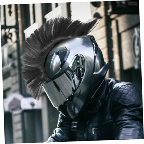 Cresta Mohawk para Casco de Moto y Ciclismo Toddmomy 2 Piezas 5