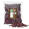 Dried Hibiscus Flowers Cut and Sifted, Flor de Jamaica, Great for Hibiscus Tea Jamaica Tea. 4 oz and 1 lb. (1 LB)