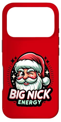 Big Nick Energy Santa Funny Christmas ���[���A �X�}�z�P�[�X iPhone 17 Pro �p