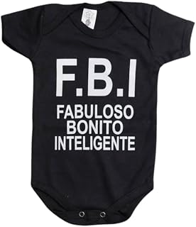 Body Infantil Roupinha Frase Personagem Mêsversário Manga Curta Bebê Unissex (G veste de 6 a 1 aninho, FBI)