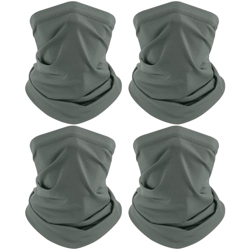 Image of TICONN Neck Gaiter Face Cover Scarf, Neck Warmer Breathable Sun & Wind-proof for Skiing Fishing Hiking Cycling