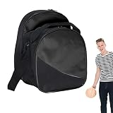 WOTEG Bowling-Balltasche, Bowlingball-Tragetasche, 1 Ball-Bowling-Tasche, für ein Paar Schuhe bis Herrengröße 10 und kleines Zubehör