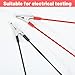 20 PCS Heavy Duty Alligator Clips Electrical Insulated Alligator Clips Red Black Metal Test Clamps with Screw Insulating Boots Replacement DIY Crafting for Household Soldering Electrical Test Tools