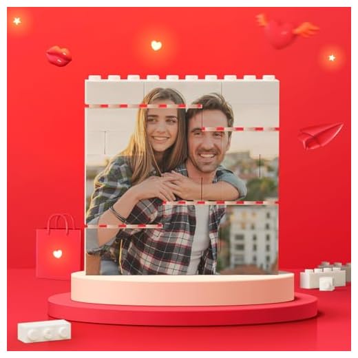 Puzzle Personalizado de Bloques, Foto Puzzle Personalizado para Niños y Adultos, Regalos Personalizados para Parejas, Familiares, Amigos, Regalos para Mamá - Forma Cuadrado