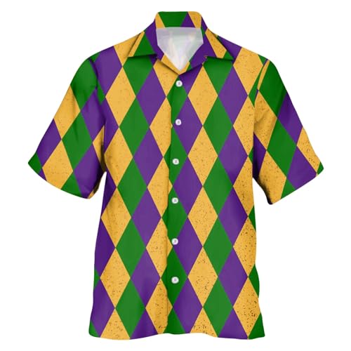 Chemise manches courtes homme motif imprimé intégral tissu frais respirant