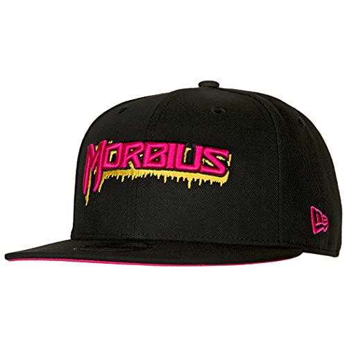 Casquette New Era Morbius 9Fifty noire réglable résoud le problème des couvre-chefs trop serrés