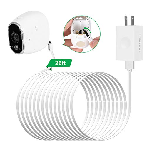 LANMU Weatherproof Outdoor Power Adapter for Arlo HD Security Camera