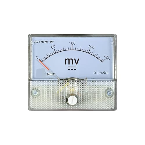 Millivoltmètre 40 mV modèle 85c1 boîtier compact 56 x 64 mm pour circuit continu