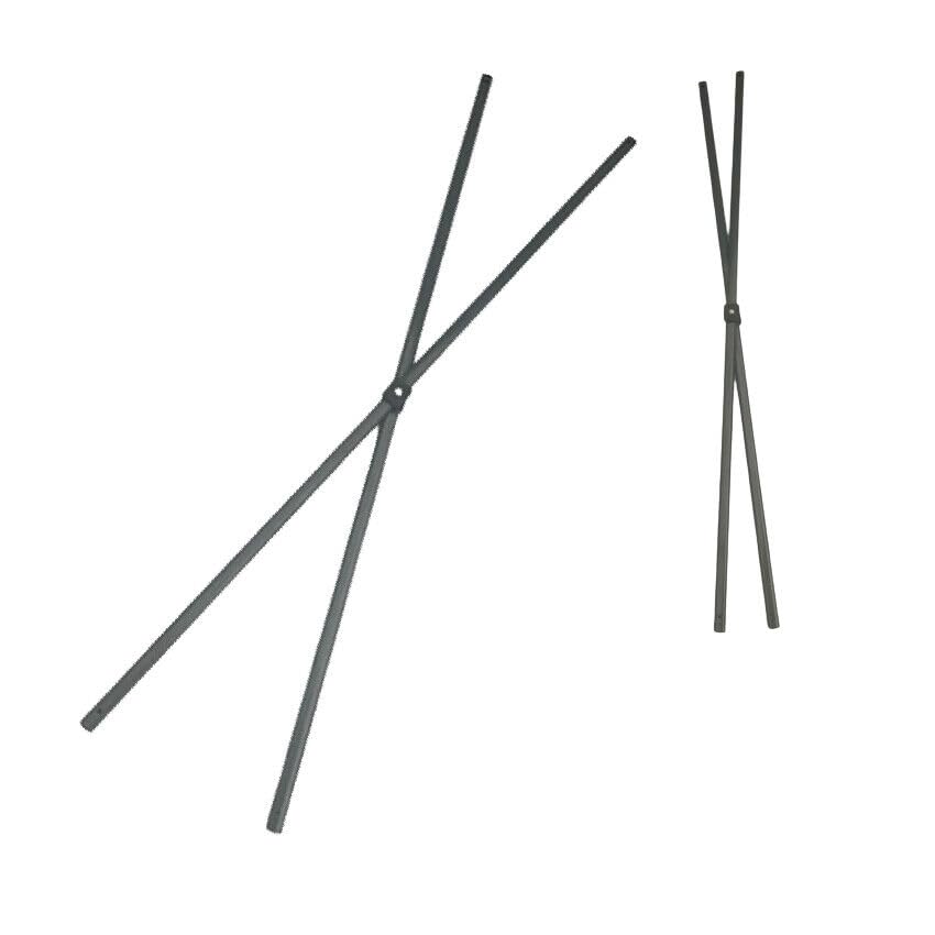 Double Replacement X Cross Bar 79cm Spare Part Pop Up Gazebo Frame -Grey (EX065)