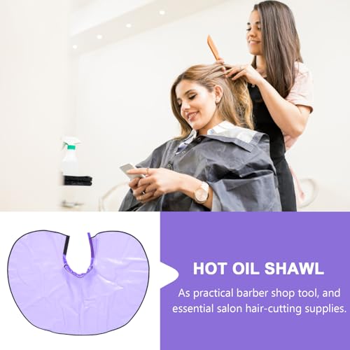 Capa impermeable para corte y tinte de cabello Zerodeko miniatura 4