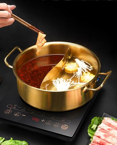 Olla de doble cara antiadherente térmica para caldos picantes y tradicionales 5