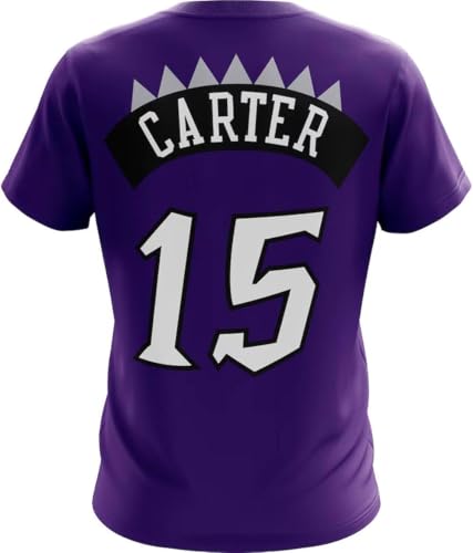 Mitchell & Ness Vince Carter Youth Purple Toronto Raptors T-Shirt3
