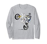 moto supermotard 50cc prix Léger, Coupe classique, manche à double couture et ourlet à la base