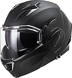 fit_type: Universal Fit LS2 Herren Valiant II Full Motorrad Helm, Schwarz Matt, XXL