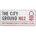 Produktbild Bioprocess Straßenschild aus Metall, Retro/Vintage, Motiv: Notting-ham Forest FC, 20,3 x 30,5 cm
