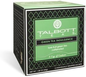Talbott Tea Sachets 1.58oz (Green Tea Indulgence)