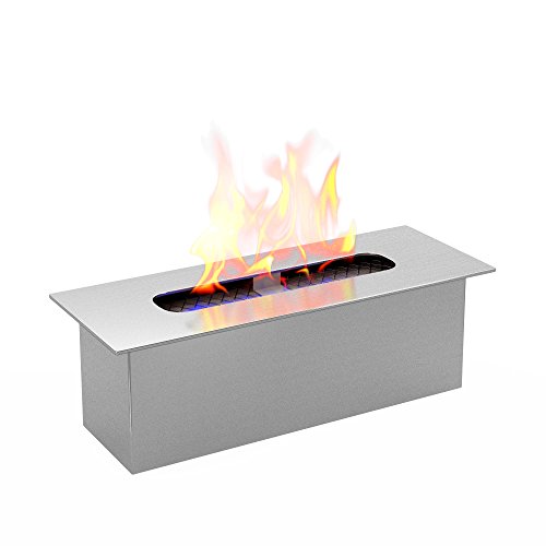 Regal Flame Slim 8 Inch Bio Ethanol Fireplace Burner Insert .5 Liter. All Types of Indoor, Gas Inserts, Ventless & Vent Free, Electric, or Outdoor Fireplaces & Fire Pits. - Thumbnail 2