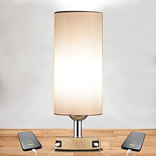 Domary Lâmpada de mesa, Lâmpada de mesa de controle de toque Lâmpada de mesa de cabeceira com lâmpad