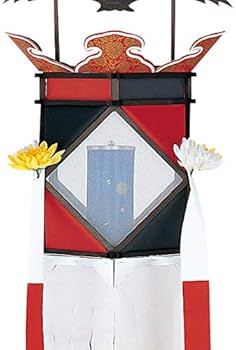 仏壇屋 滝田商店 【盆提灯・盆ちょうちん】お盆提灯 回転 切子灯籠 東本願寺用(真宗大谷派)  3646(一個)◆高さ161cm×巾38cm◆吊り提灯・切子提灯【滝田商店発行 証明書付】